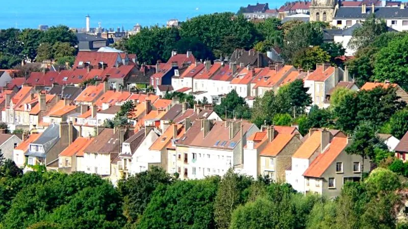 Boulogne-sur-Mer Küsten- und Hafenumgebung