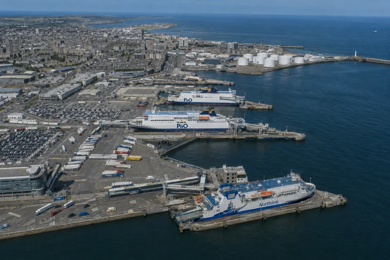 Aberdeen Fährterminal und Hafen