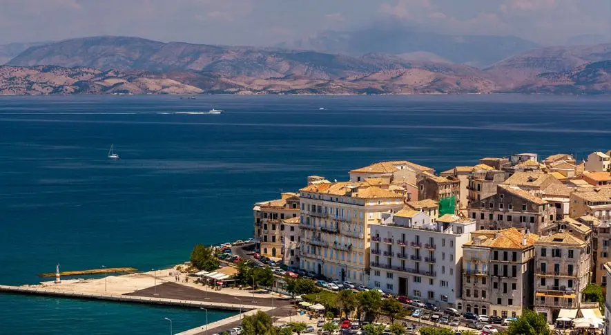 Corfu Fährhafen