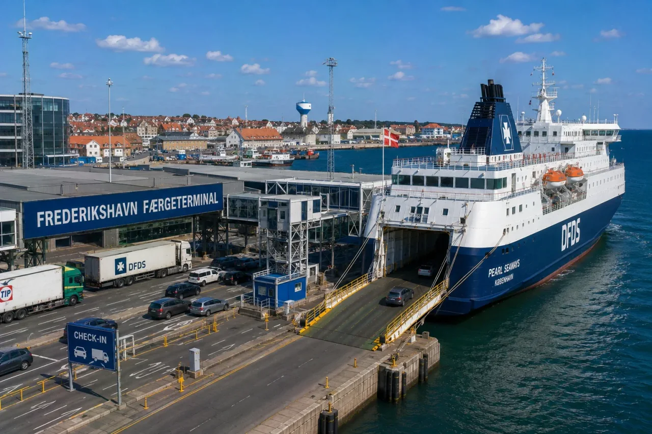Frederikshavn Passagierfährterminal in Nordjütland, Dänemark