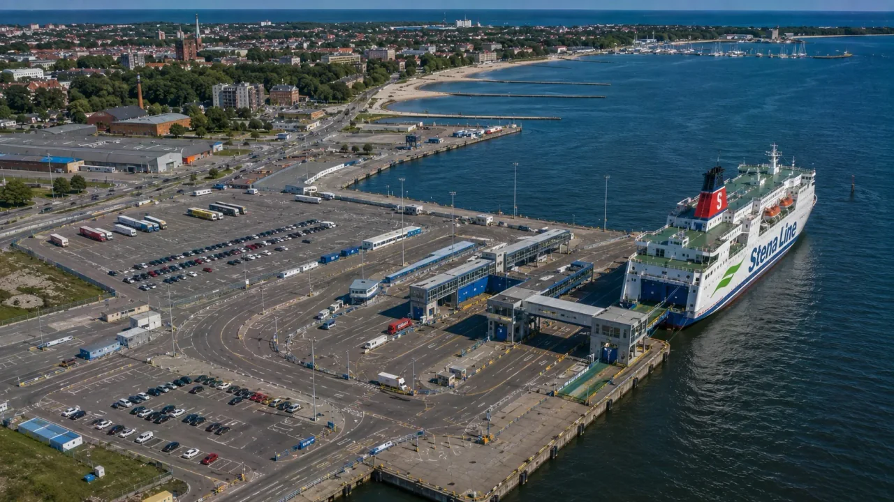 Stena Line Passagierfährterminal in Liepaja, Lettland