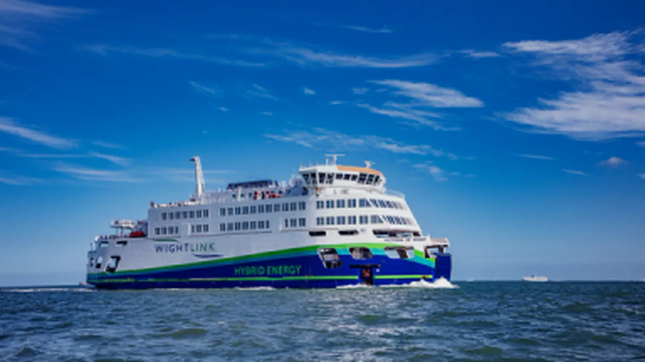 Victoria von Wight Fähre auf dem Solent