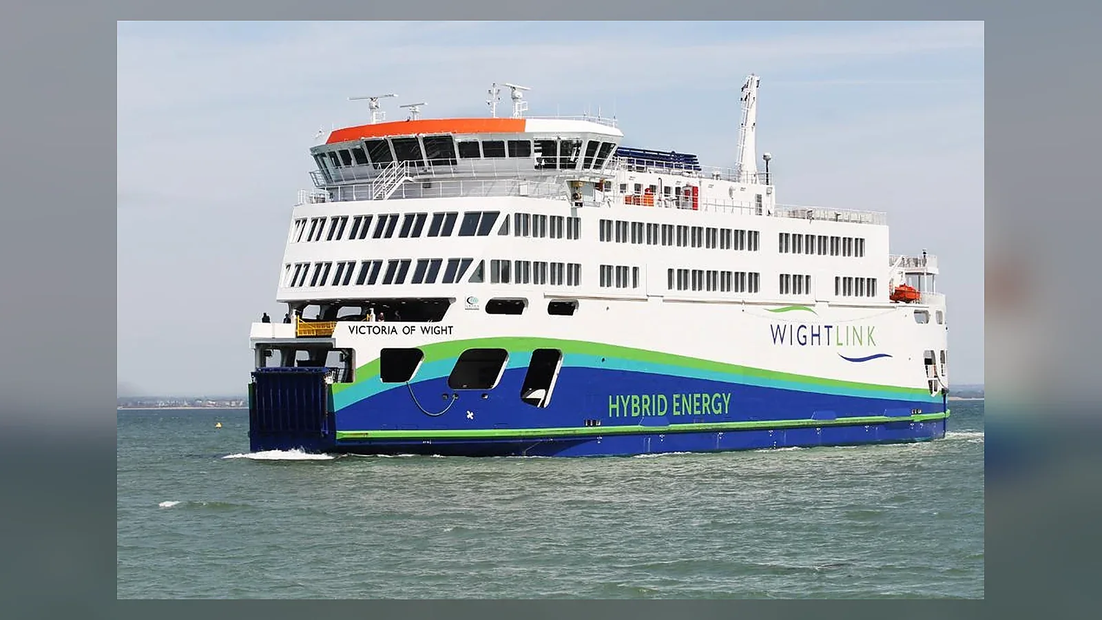 Wightlink-Fähre bedient Yarmouth auf der Isle of Wight