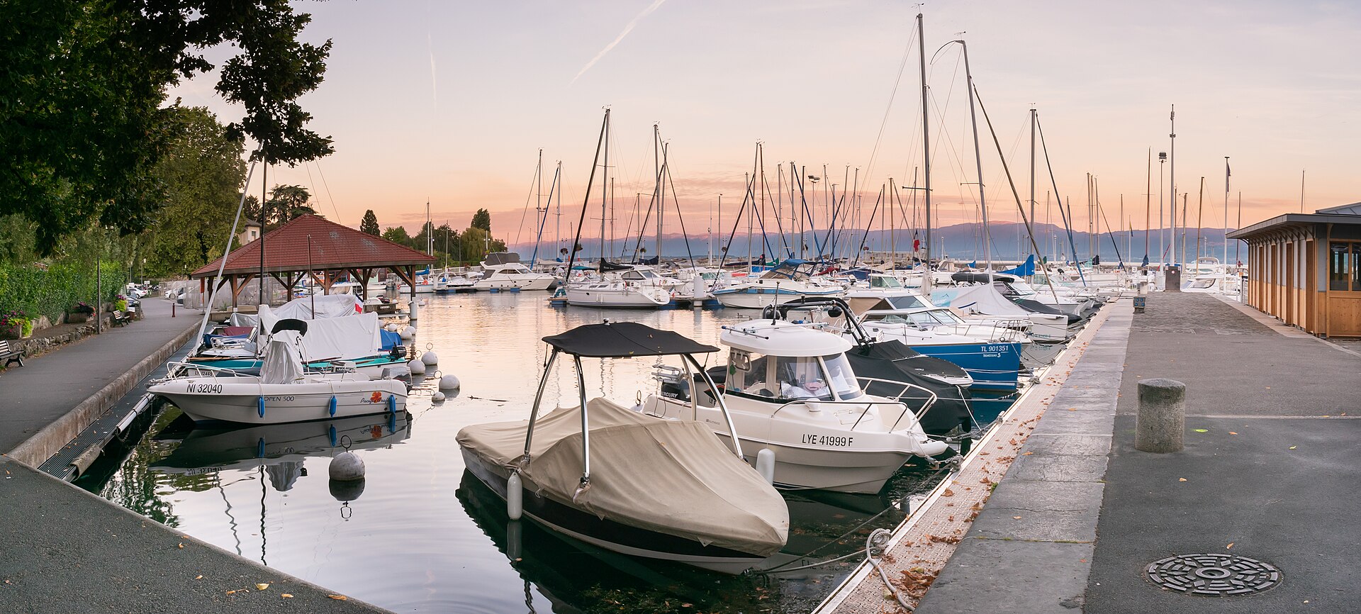 Port de Rives in Thonon-les-Bains
